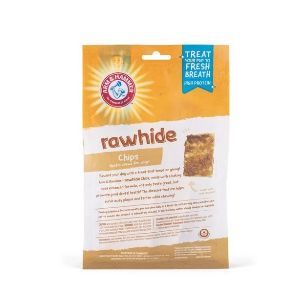 Arm & Hammer Small Beef Coated Rawhide Chips, 6-oz bag 5 Arm & Hammer Small Beef Coated Rawhide Chips, 6-oz bag - Image 3