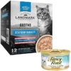 Fancy Feast||American Journey Fancy Feast Grilled Tuna Feast in Gravy Canned Food+ American Journey Landmark Broths Seafood Variety Pack Wet Cat Food Complement Pouches 2 Fancy Feast||American Journey Fancy Feast Grilled Tuna Feast in Gravy Canned Food+ American Journey Landmark Broths Seafood Variety Pack Wet Cat Food Complement Pouches -FANCY FEAST Sales 353375 MAIN. SY630 V1639525583