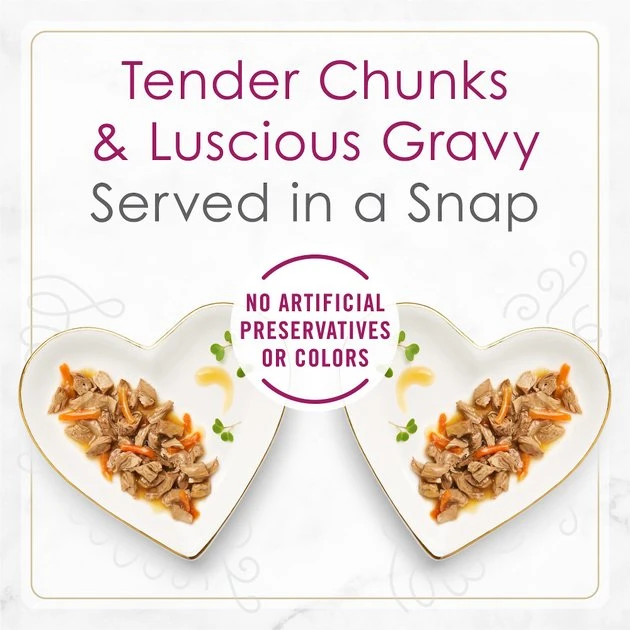 Fancy Feast Gourmet Gravy Petites Tender Beef With Carrots Entrée Wet Cat Food, 2.8-oz tub, case of 12 4 Fancy Feast Gourmet Gravy Petites Tender Beef With Carrots Entrée Wet Cat Food, 2.8-oz tub, case of 12 - Image 2