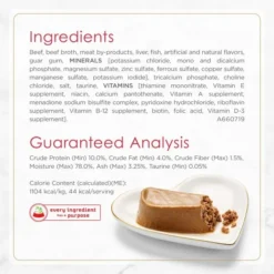 Fancy Feast Gourmet Pate Petites Tender Beef Entree Wet Cat Food, 2.8-oz tub, case of 12 -FANCY FEAST Sales 358573 PT4. SY630 V1657657132