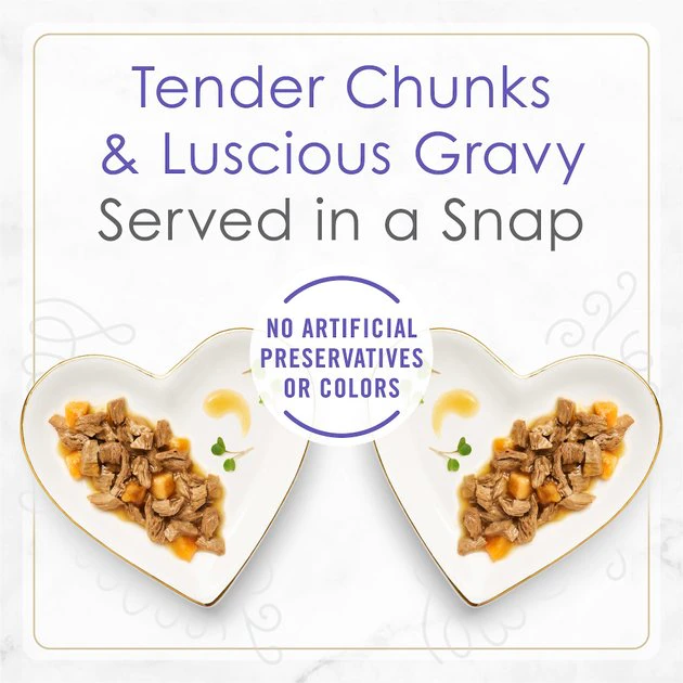 Fancy Feast Gourmet Gravy Petites Turkey & Sweet Potato Entrée Wet Cat Food, 2.8-oz tub, case of 12 4 Fancy Feast Gourmet Gravy Petites Turkey & Sweet Potato Entrée Wet Cat Food, 2.8-oz tub, case of 12 - Image 2