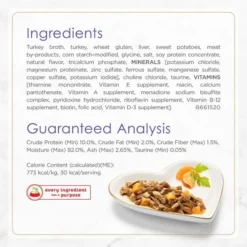 Fancy Feast Gourmet Gravy Petites Turkey & Sweet Potato Entrée Wet Cat Food, 2.8-oz tub, case of 12 14 Fancy Feast Gourmet Gravy Petites Turkey & Sweet Potato Entrée Wet Cat Food, 2.8-oz tub, case of 12 -FANCY FEAST Sales 358577 PT4. SY630 V1647901656