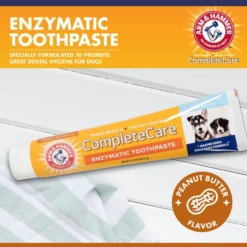 Arm & Hammer Complete Care Puppy Peanut Butter Flavored Toothpaste, 6.2-oz tube -FANCY FEAST Sales 370005 PT4. SY630 V1646248288