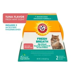 Arm & Hammer Fresh Breath Cat Dental Kit -FANCY FEAST Sales 370013 PT5. SY630 V1646248605