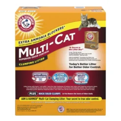 Arm & Hammer Litter Arm & Hammer Multi-Cat Strength Clean Burst Clumping Litter -FANCY FEAST Sales 46674 PT2. SY630 V1588864882