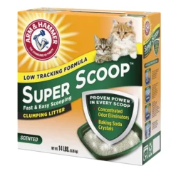 Arm & Hammer Litter Super Scoop Fresh Clean Scented Clumping Clay Cat Litter