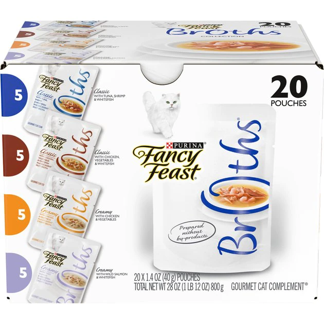 Applaws||Fancy Feast Applaws Dry Cat Whitefish + Fancy Feast Classic Collection Broths Variety Pack Complement Food 8 Applaws||Fancy Feast Applaws Dry Cat Whitefish + Fancy Feast Classic Collection Broths Variety Pack Complement Food - Image 6