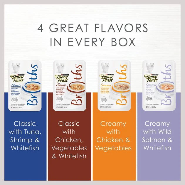 Applaws||Fancy Feast Applaws Dry Cat Whitefish + Fancy Feast Classic Collection Broths Variety Pack Complement Food 9 Applaws||Fancy Feast Applaws Dry Cat Whitefish + Fancy Feast Classic Collection Broths Variety Pack Complement Food - Image 7