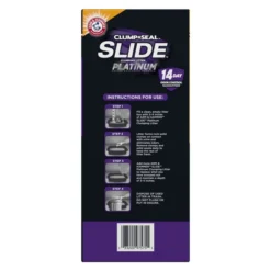 Arm & Hammer SLIDE Platinum Easy Clean-Up Multi-Cat Clumping Cat Litter, 27.5-lb bag -FANCY FEAST Sales 579894 PT3. SY630 V1658283476