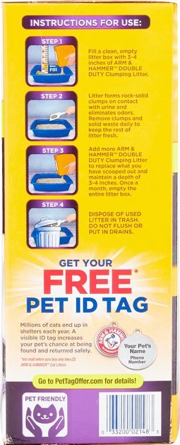 Arm & Hammer Litter Double Duty Scented Clumping Clay Cat Litter 8 Arm & Hammer Litter Double Duty Scented Clumping Clay Cat Litter - Image 6
