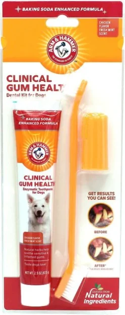 Arm & Hammer Clinical Gum Health Chicken Flavored Dog Dental Kit