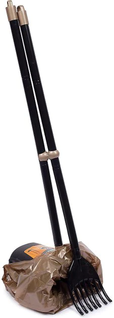 Arm & Hammer Swivel Bin & Rake Backyard Waste Pickup