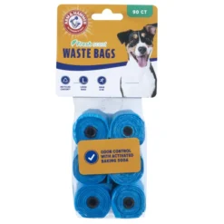 Arm & Hammer Disposable Waste Bag Refills, Blue