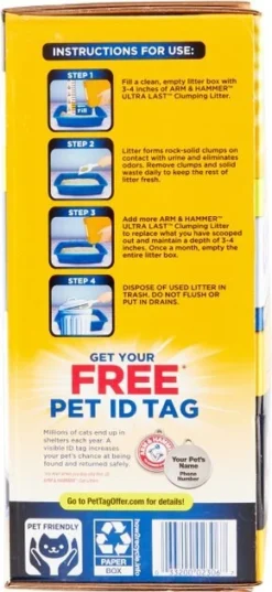 Arm & Hammer Litter Ultra Scented Clumping Clay Cat Litter -FANCY FEAST Sales 73769 PT6. SY630 V1523976594