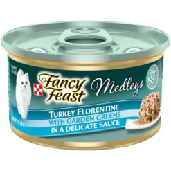 Fancy Feast Elegant Medleys Turkey Florentine Canned Cat Food