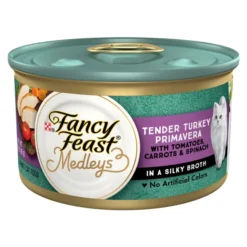Fancy Feast Medleys Tender Turkey Primavera Canned Cat Food
