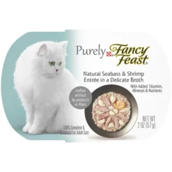Fancy Feast Purely Seabass & Shrimp Wet Cat Food