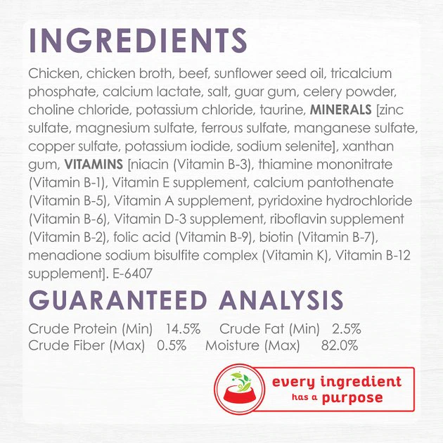 Fancy Feast Purely White Meat Chicken & Shredded Beef Wet Cat Food 7 Fancy Feast Purely White Meat Chicken & Shredded Beef Wet Cat Food - Image 5