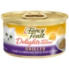 Fancy Feast Delights with Cheddar Grilled Turkey & Cheddar Cheese Feast in Gravy Canned Cat Food