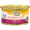 Fancy Feast Delights with Cheddar Grilled Chicken & Cheddar Cheese Feast in Gravy Canned Cat Food -FANCY FEAST Sales 75960 MAIN. SY630 V1560955732