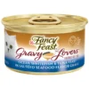 Fancy Feast Gravy Lovers Ocean Whitefish & Tuna Feast in Sauteed Seafood Flavor Gravy Canned Cat Food