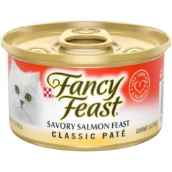 Fancy Feast Classic Savory Salmon Feast Canned Cat Food