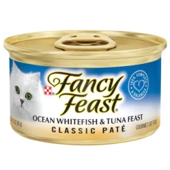 Fancy Feast Classic Ocean Whitefish & Tuna Feast Canned Cat Food
