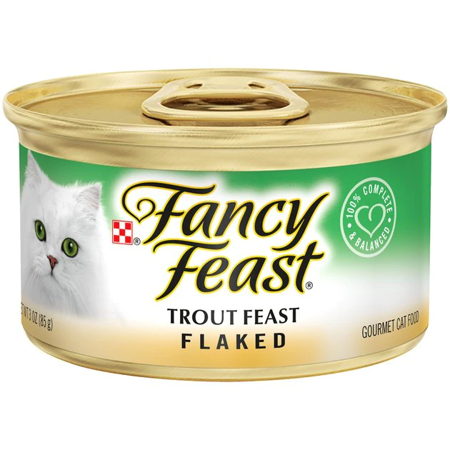 Fancy Feast Flaked Trout Feast Canned Cat Food 3 Fancy Feast Flaked Trout Feast Canned Cat Food