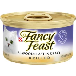 Fancy Feast Grilled Seafood Feast in Gravy Canned Cat Food