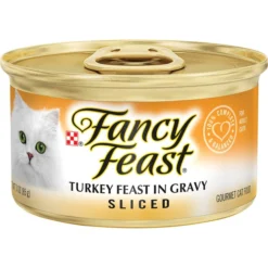 Fancy Feast Sliced Turkey Feast in Gravy Canned Cat Food