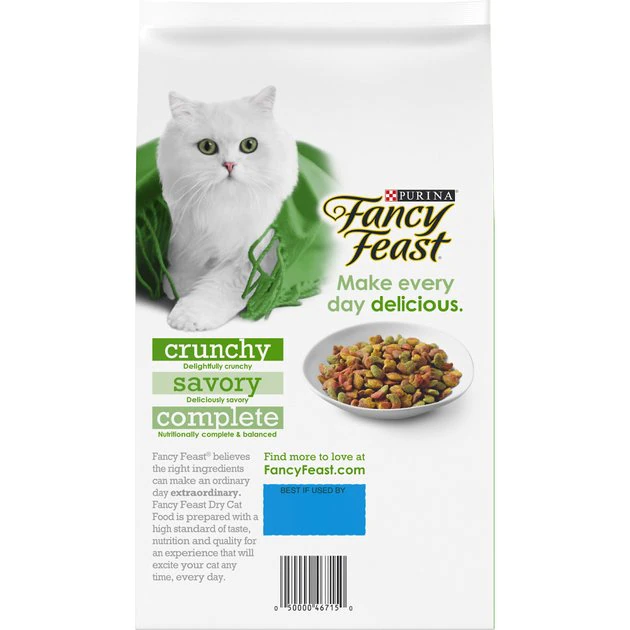 Fancy Feast Gourmet Ocean Fish & Salmon & Accents of Garden Greens Dry Cat Food 4 Fancy Feast Gourmet Ocean Fish & Salmon & Accents of Garden Greens Dry Cat Food - Image 2