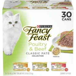 Fancy Feast Classic Poultry & Beef Feast Variety Pack Canned Cat Food