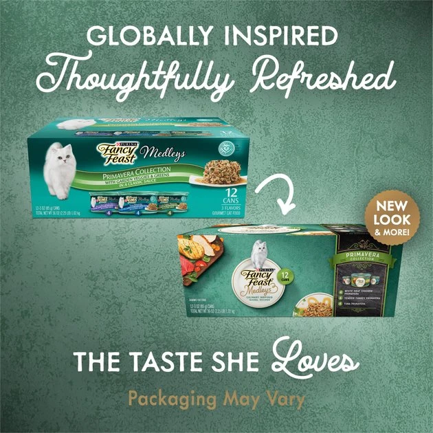 Fancy Feast Medleys Primavera Collection Variety Pack Canned Cat Food 4 Fancy Feast Medleys Primavera Collection Variety Pack Canned Cat Food - Image 2