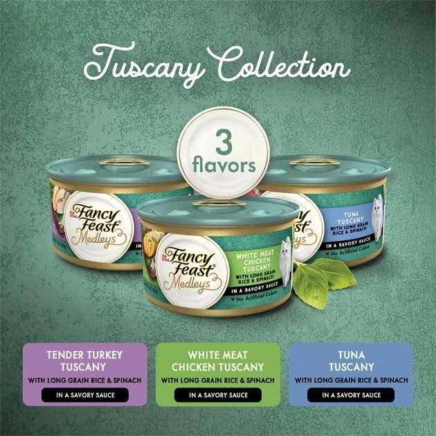 Fancy Feast Medleys Tuscany Collection Pack Canned Cat Food 4 Fancy Feast Medleys Tuscany Collection Pack Canned Cat Food - Image 2