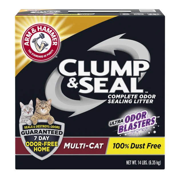 Arm & Hammer Litter Clump & Seal Multi-Cat Scented Clumping Clay Cat Litter 3 Arm & Hammer Litter Clump & Seal Multi-Cat Scented Clumping Clay Cat Litter