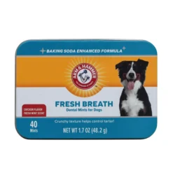 Arm & Hammer Fresh Breath Dental Mints Chicken Flavor Dog Dental Chews